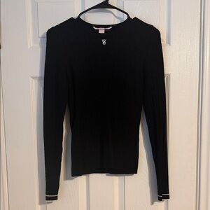 Victoria's Secret Black Long Sleeve Tee